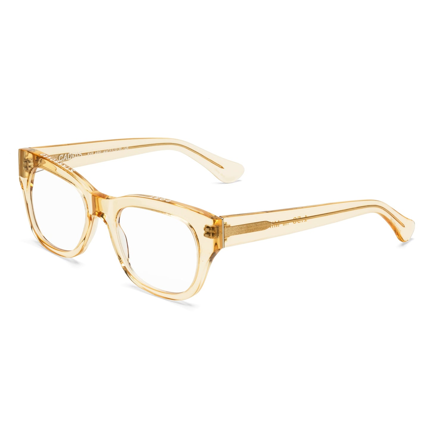 Caddis MIKLOS Raw Honey Blue Light Blocking Reading Glasses