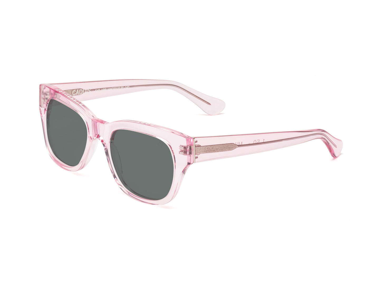 MIKLOS - Polished Clear Pink - SUN Grey Lens