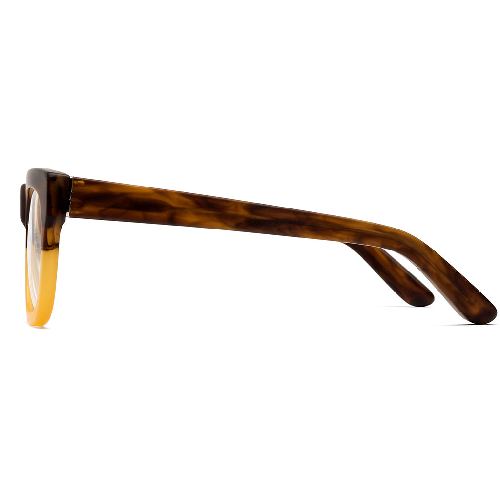 Caddis D28 Bullet Coffee Blue Light Blocking Reading Glasses