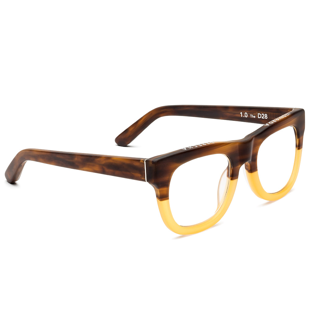 Caddis D28 Bullet Coffee Blue Light Blocking Reading Glasses