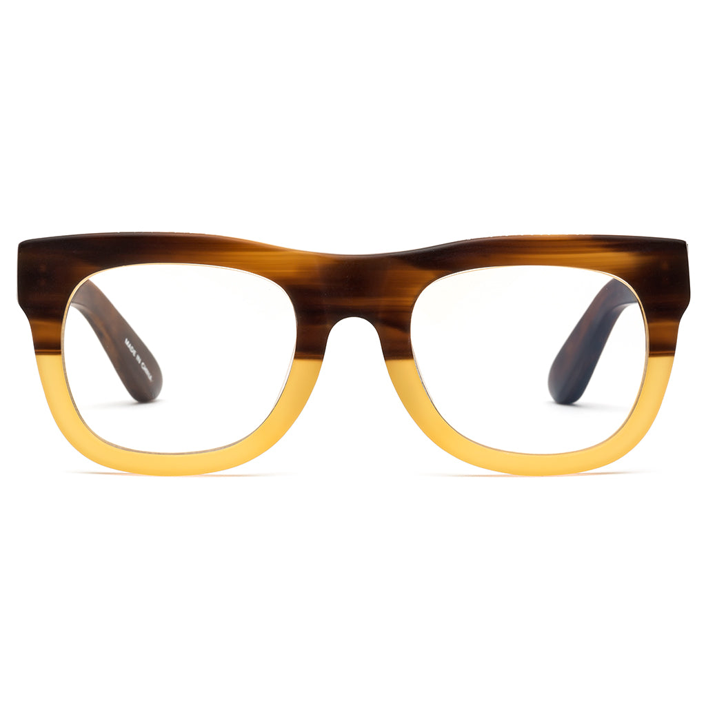 Caddis D28 Bullet Coffee Blue Light Blocking Reading Glasses