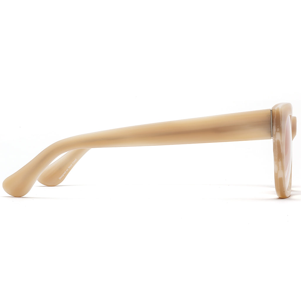 Caddis MIKLOS Matte Bone Blue Light Blocking Reading Glasses