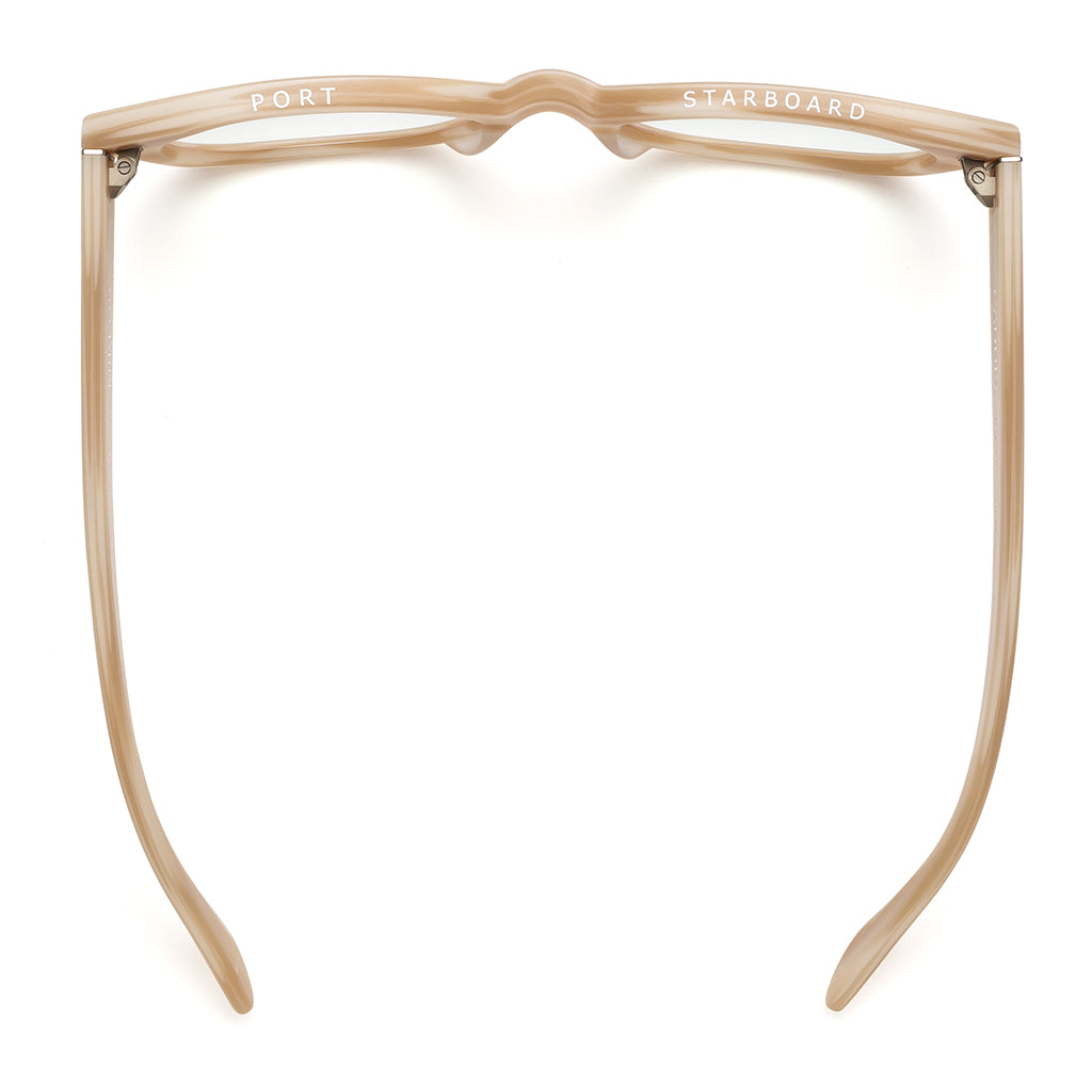 Caddis MIKLOS Matte Bone Blue Light Blocking Reading Glasses