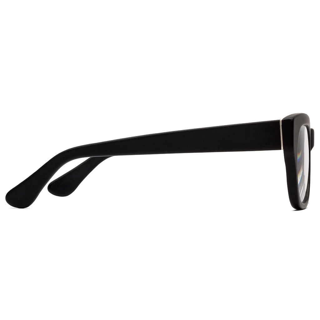 Caddis MIKLOS Matte Black Blue Light Blocking Reading Glasses