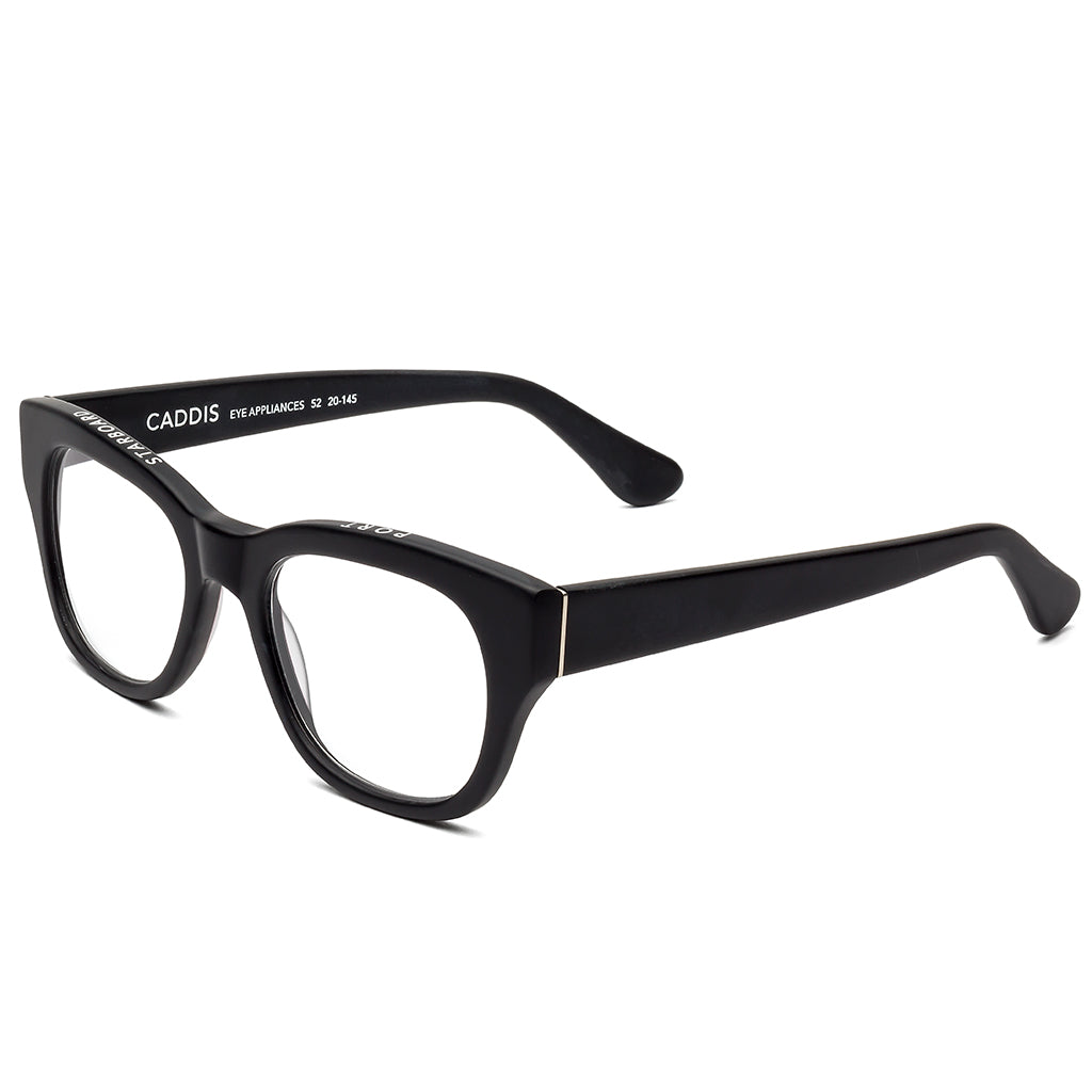 Caddis MIKLOS Matte Black Blue Light Blocking Reading Glasses
