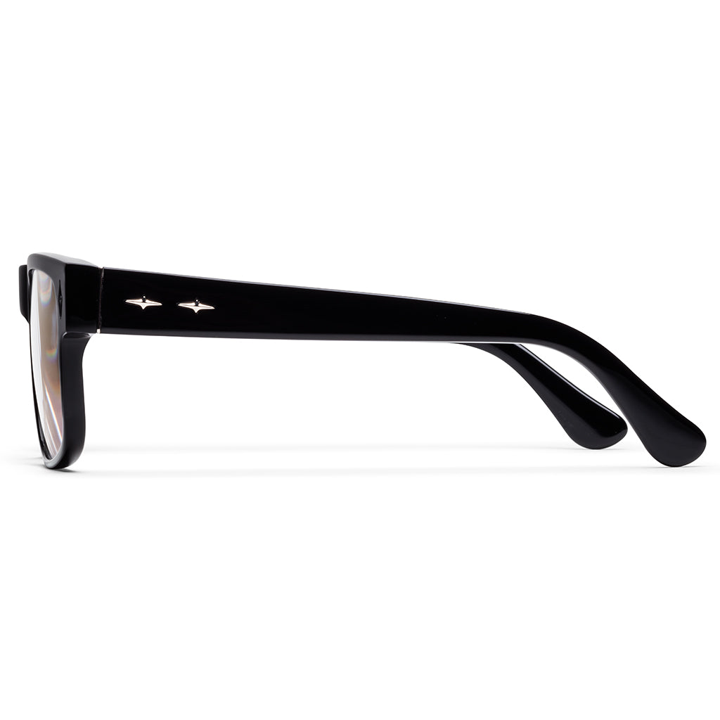 Caddis Mister Cartoon Gloss Black Blue Light Blocking Reading Glasses