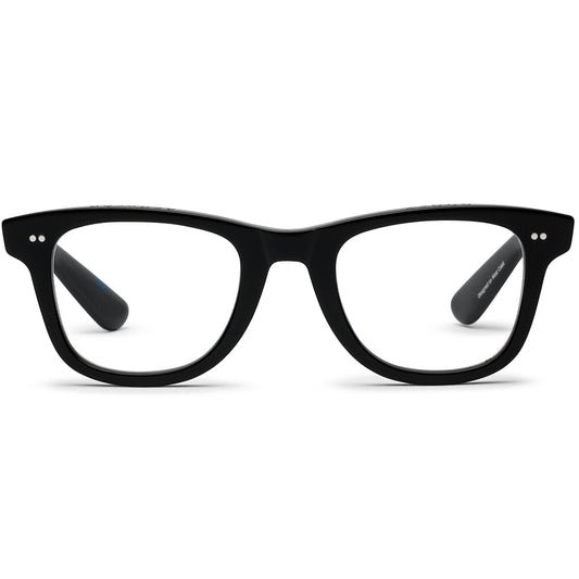 Caddis PORGY BACKSTAGE Gloss Black Blue Light Blocking Reading Glasses