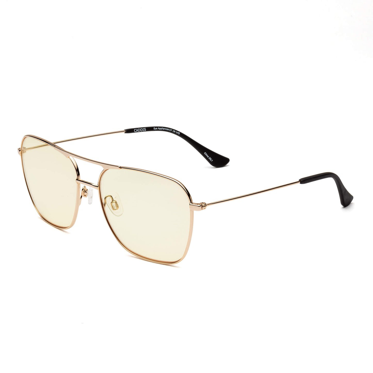 Caddis Hooper Gold Blue Light Blocking Reading Glasses