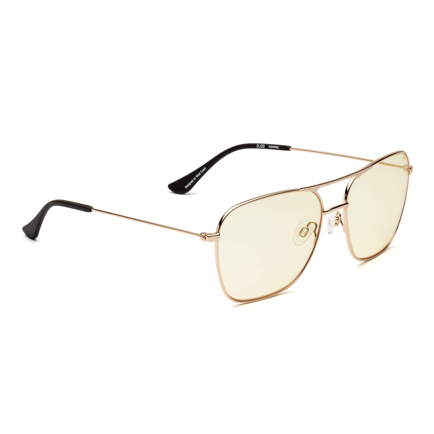 Caddis Hooper Gold Blue Light Blocking Reading Glasses