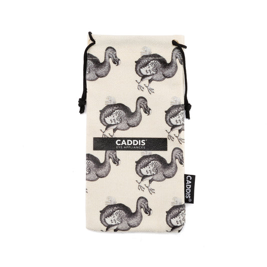 Organic Linen Eyewear Pouch Vulture