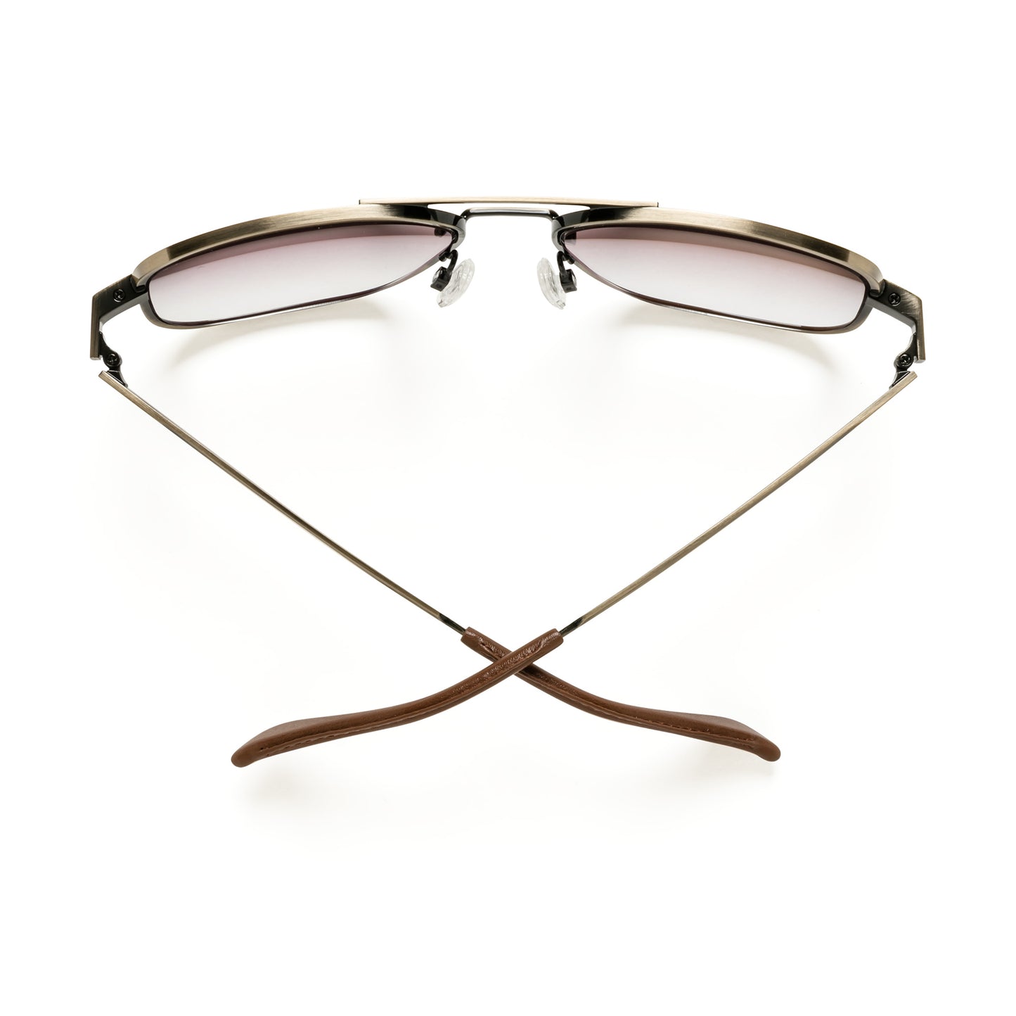 Caddis Metamodernist Scout Vintage Gold Blue Light Blocking Reading Glasses