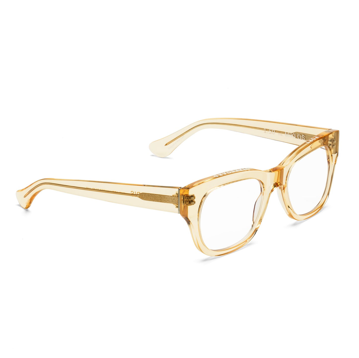 Caddis MIKLOS Raw Honey Blue Light Blocking Reading Glasses