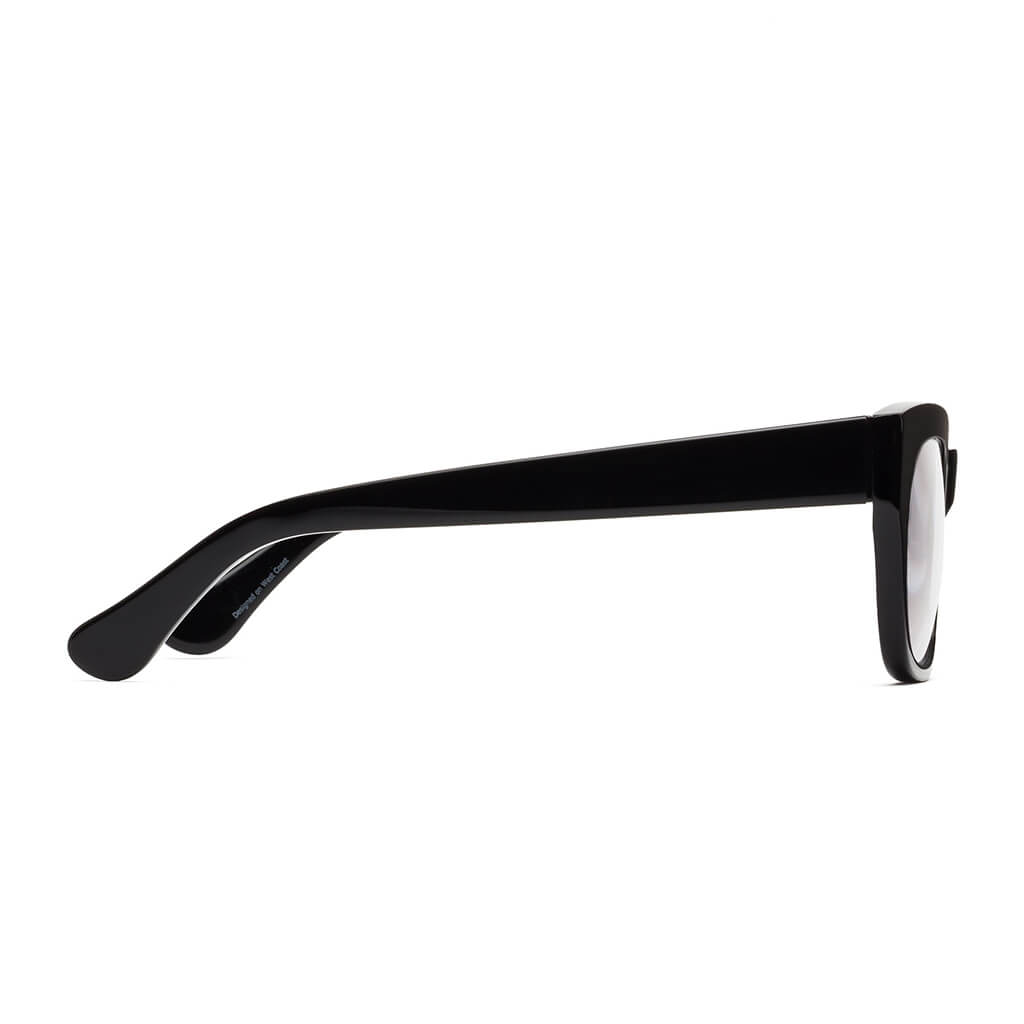 Caddis MIKLOS Gloss Black Blue Light Blocking Reading Glasses
