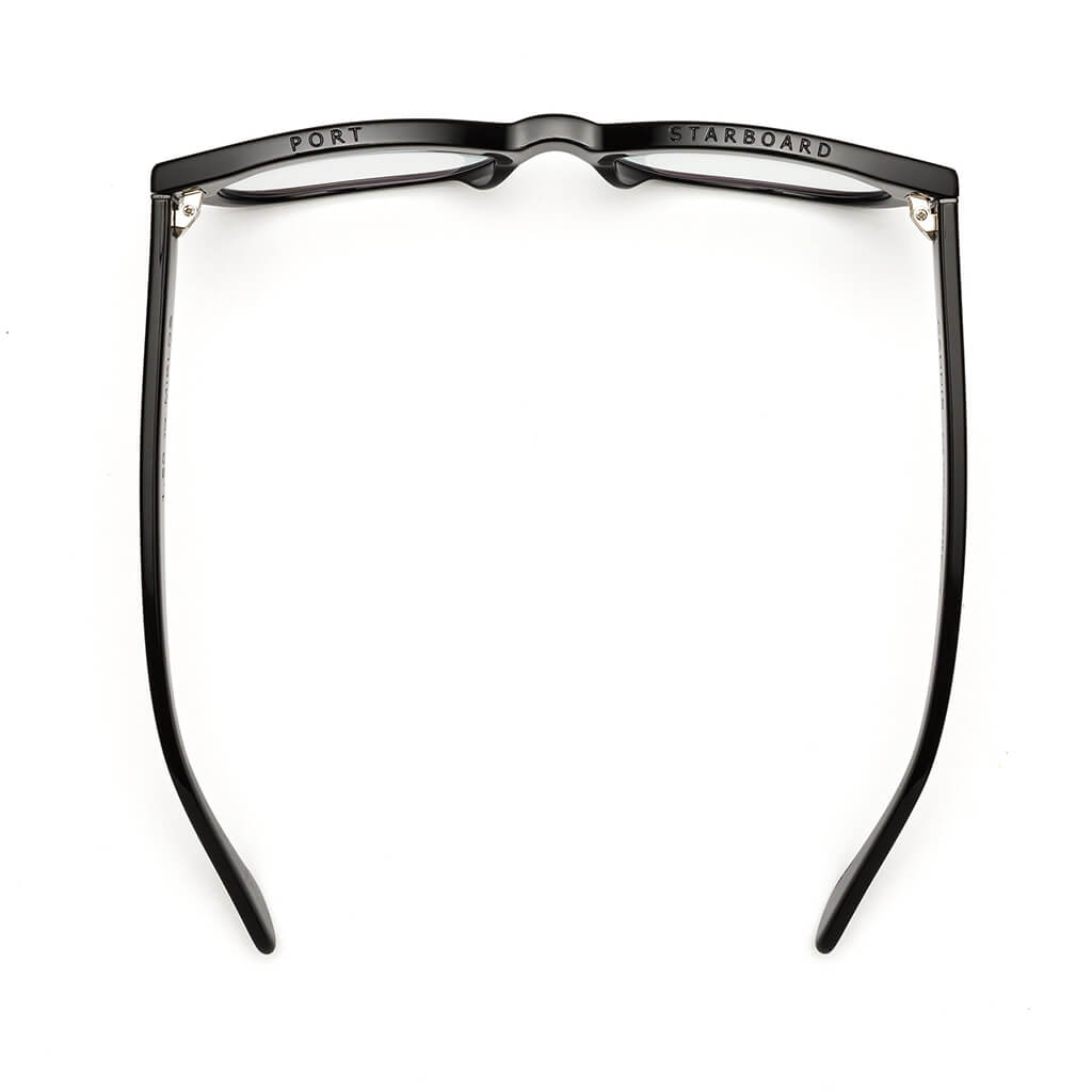 Caddis MIKLOS Gloss Black Blue Light Blocking Reading Glasses