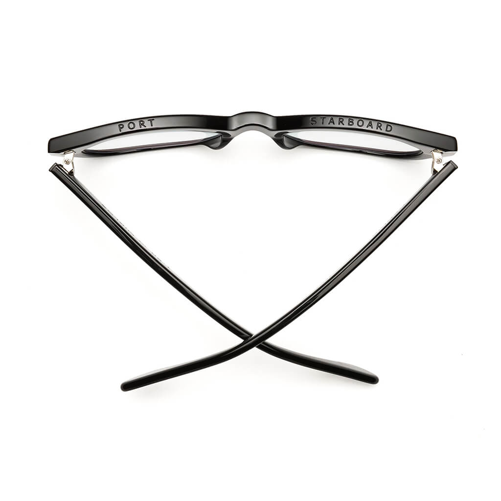 Caddis MIKLOS Gloss Black Blue Light Blocking Reading Glasses