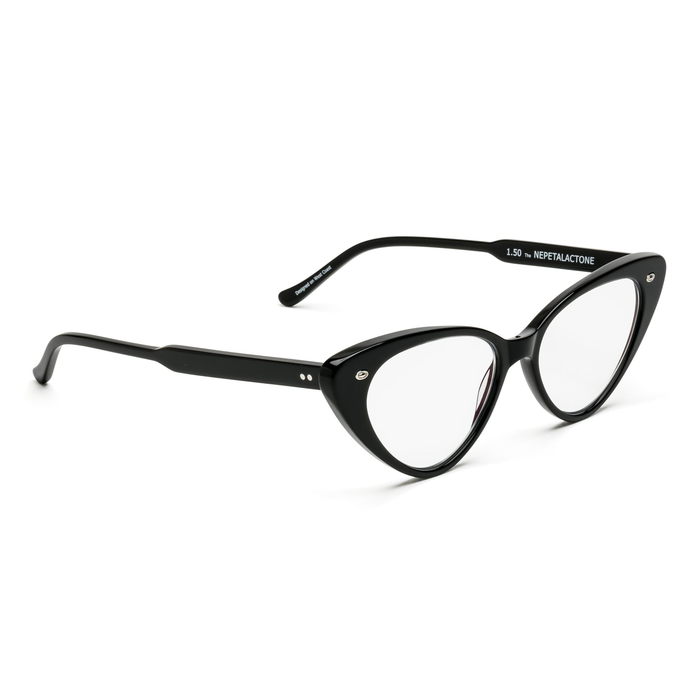 Caddis Nepetalactone Black Blue Light Blocking Reading Glasses