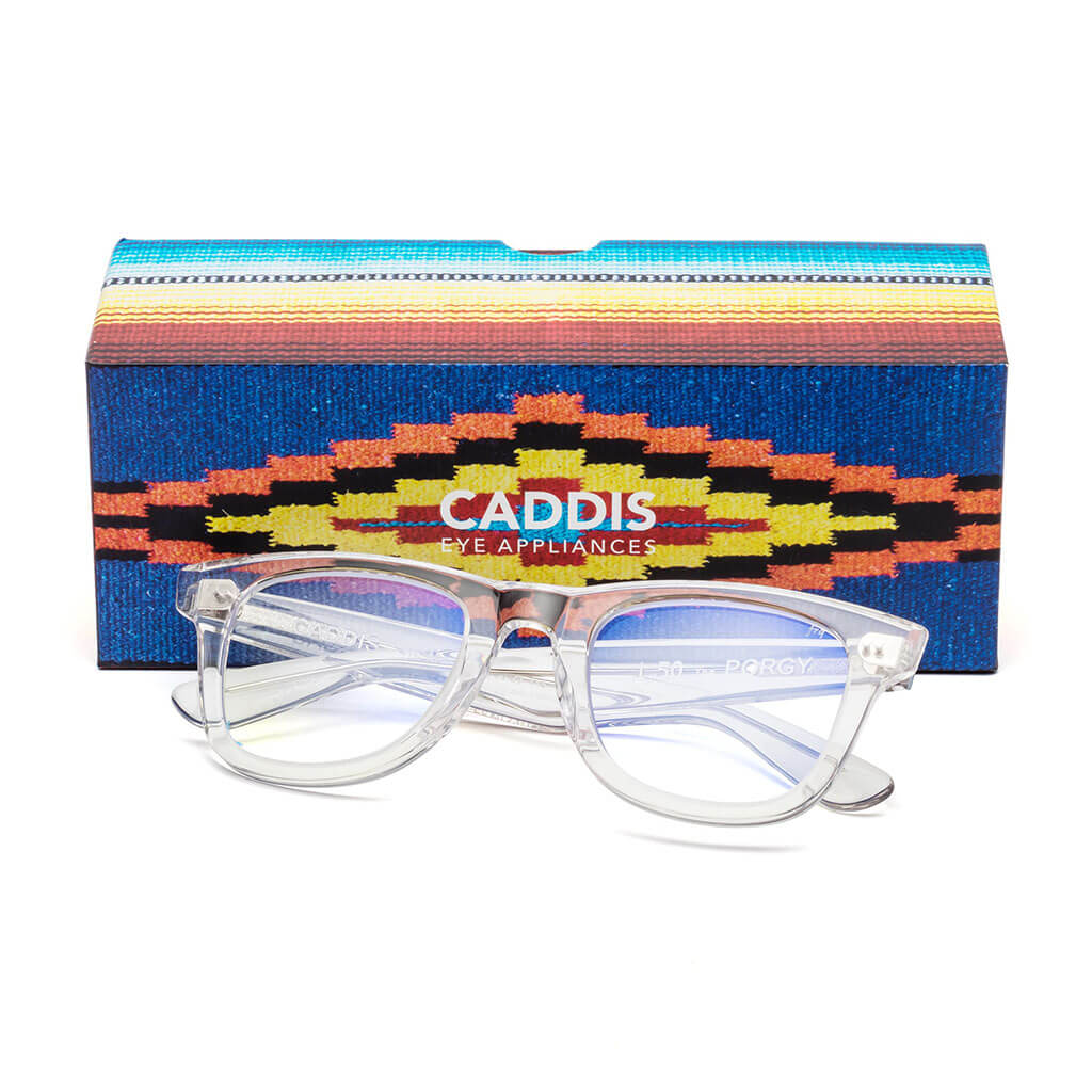 Caddis PORGY BACKSTAGE Vodka Blue Light Blocking Reading Glasses