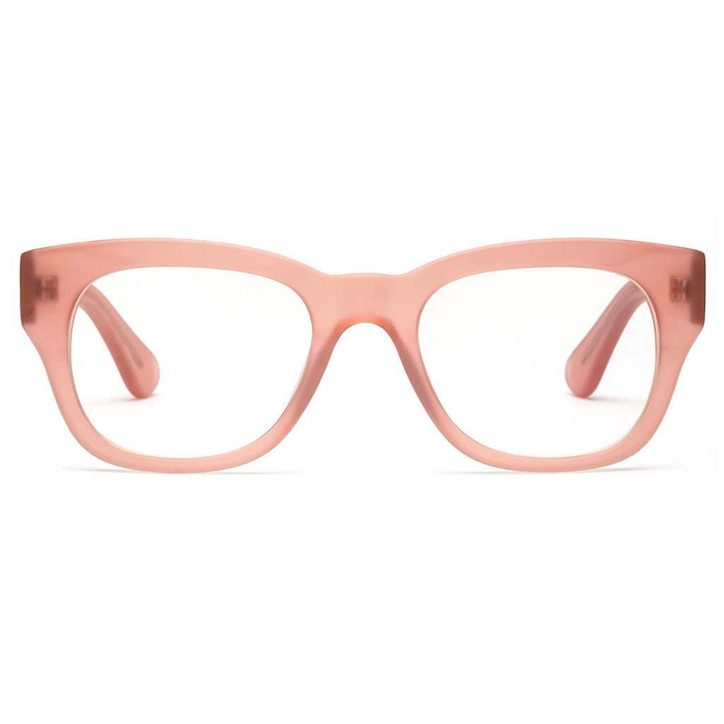 Caddis MIKLOS Matte Pink Blue Light Blocking Reading Glasses