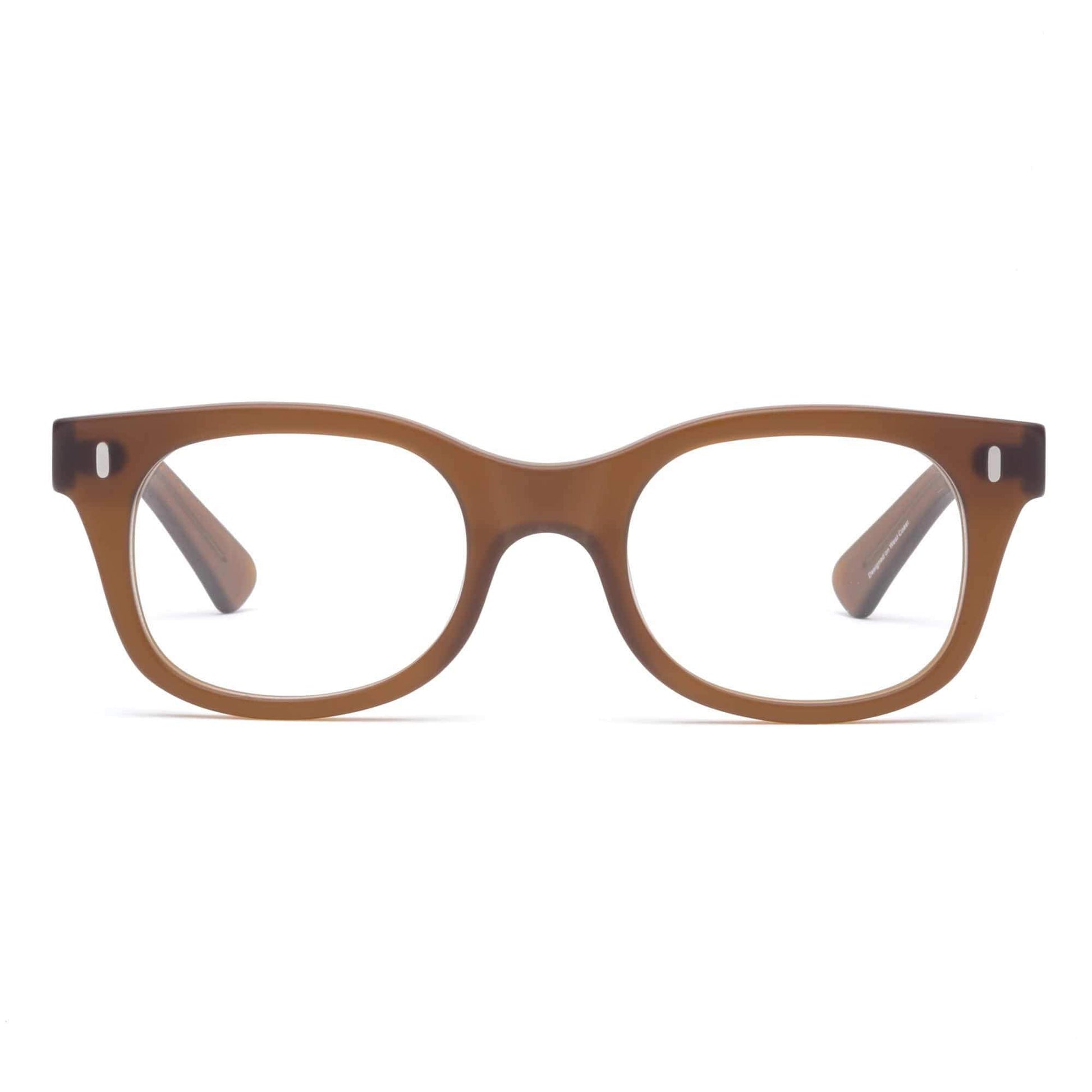 Caddis BIXBY Matte Gopher Blue Light Blocking Reading Glasses