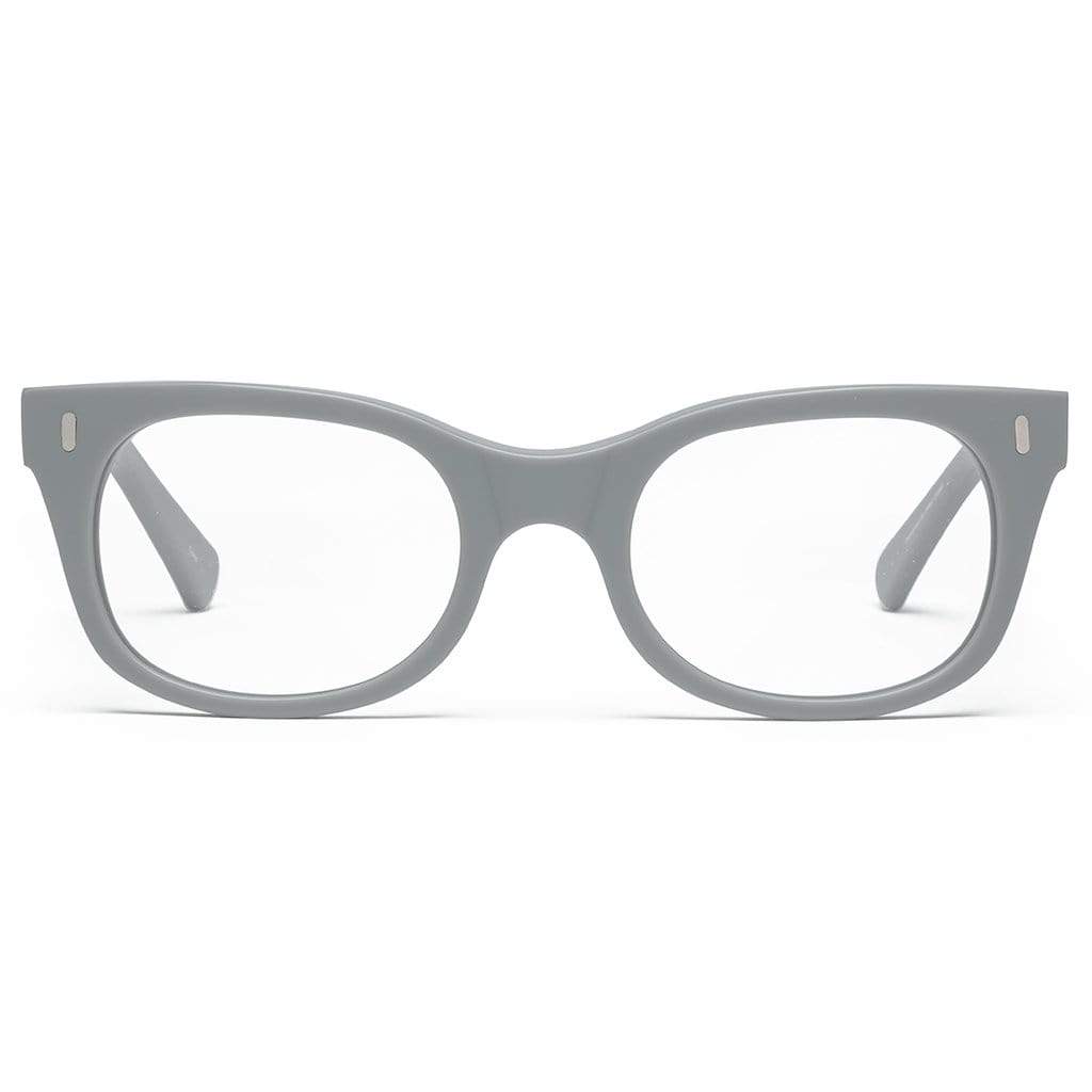 Caddis BIXBY Matte Putty Grey Blue Light Blocking Reading Glasses