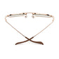 Caddis Metamodernist Scout Rose Gold  Blue Light Blocking Reading Glasses