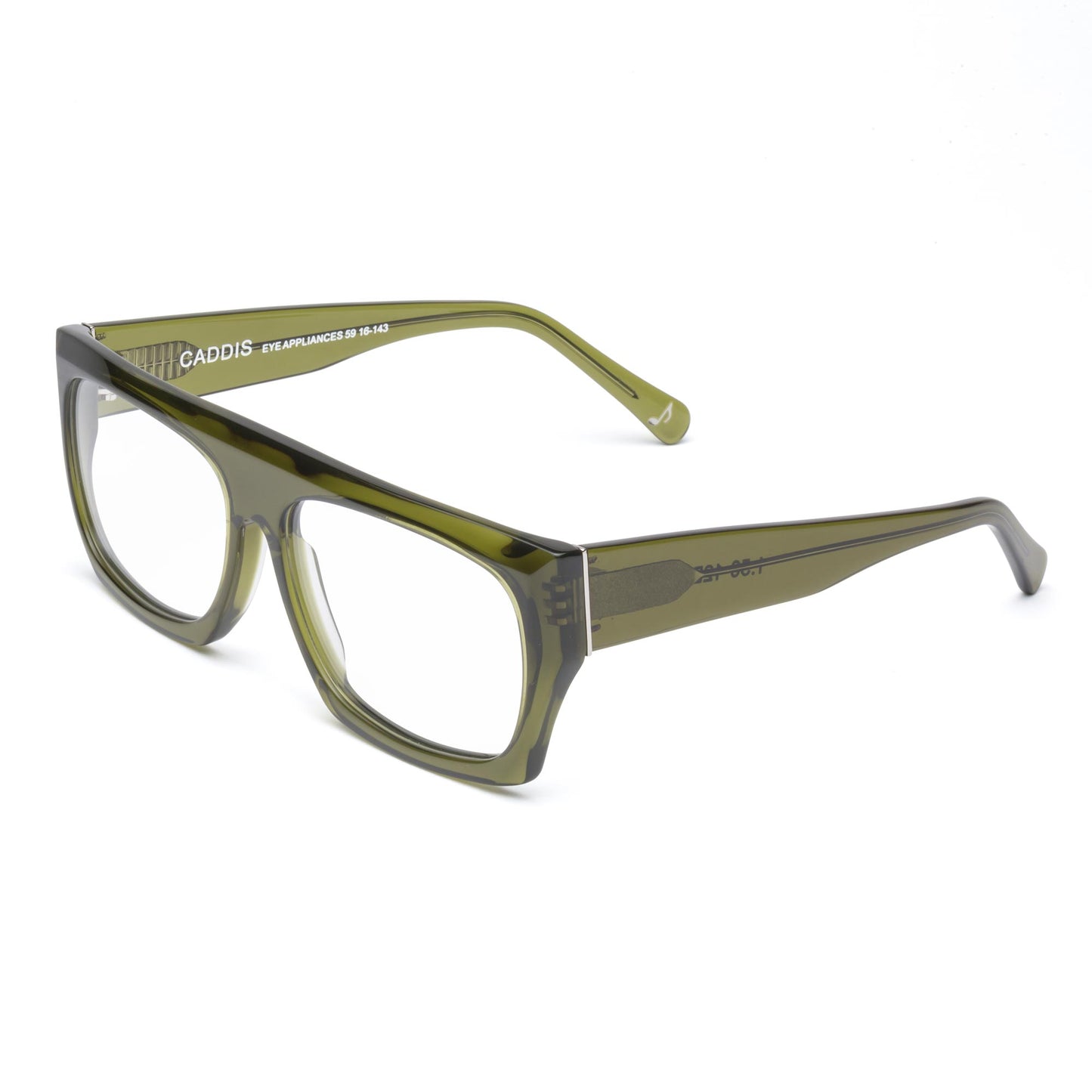 Caddis 12 Bar Heritage Green Blue Light Blocking Reading Glasses